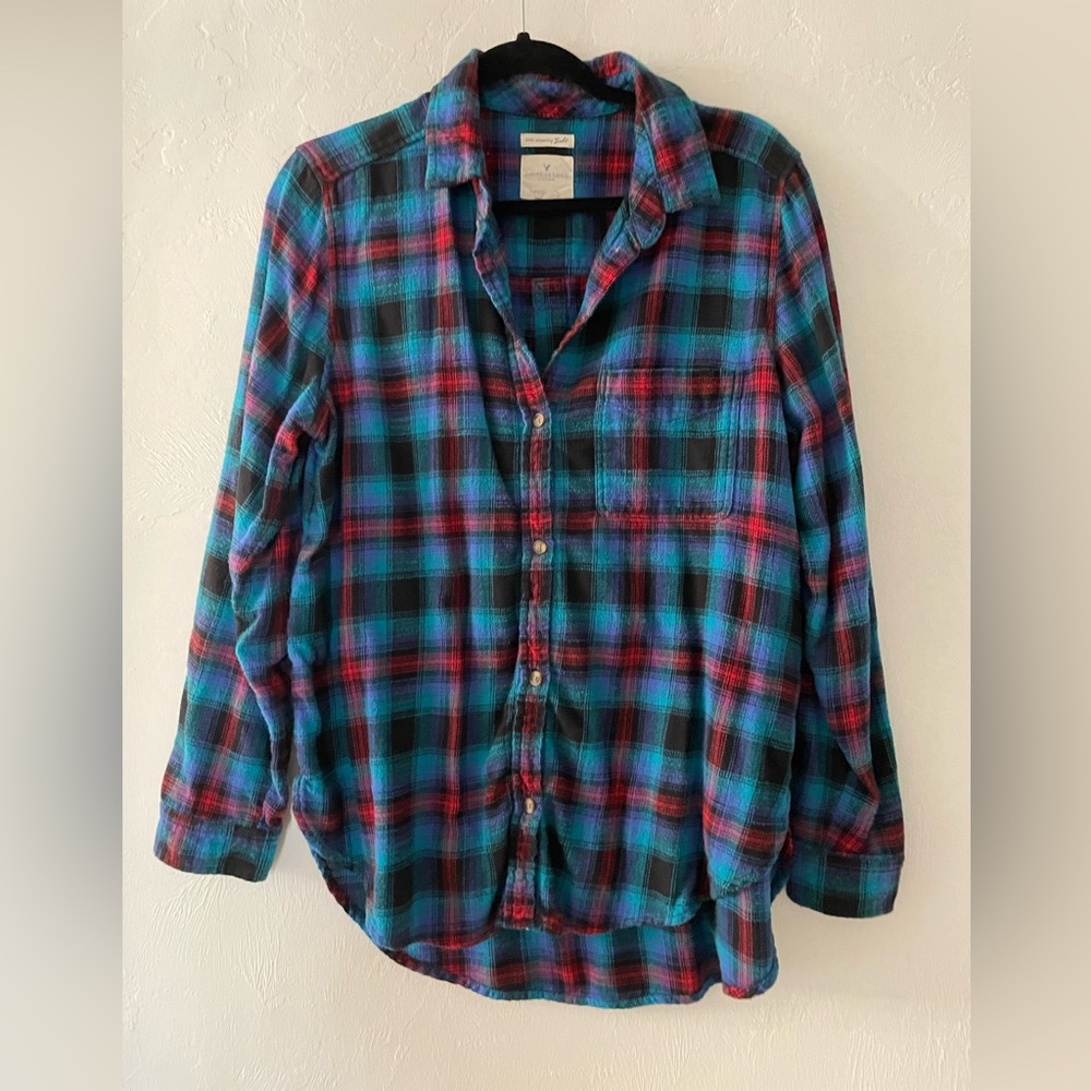 American Eagle - Flannel - Soft - Boyfriend fit